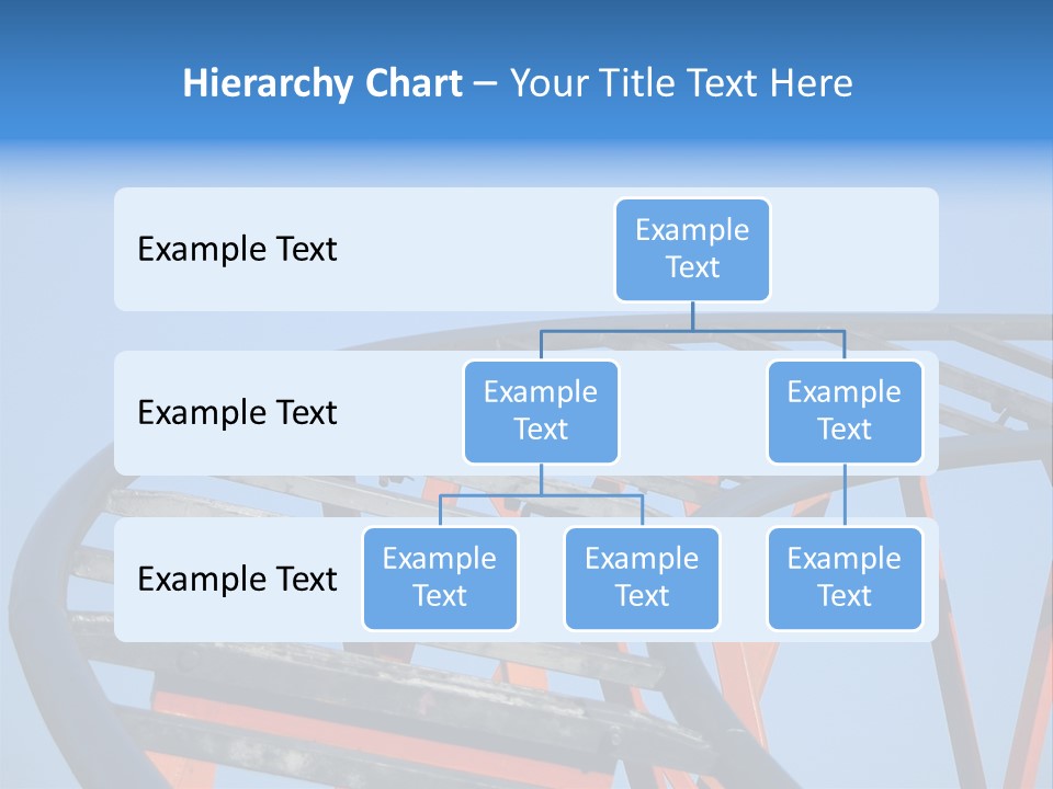 Roller Coaster Tracks PowerPoint Template