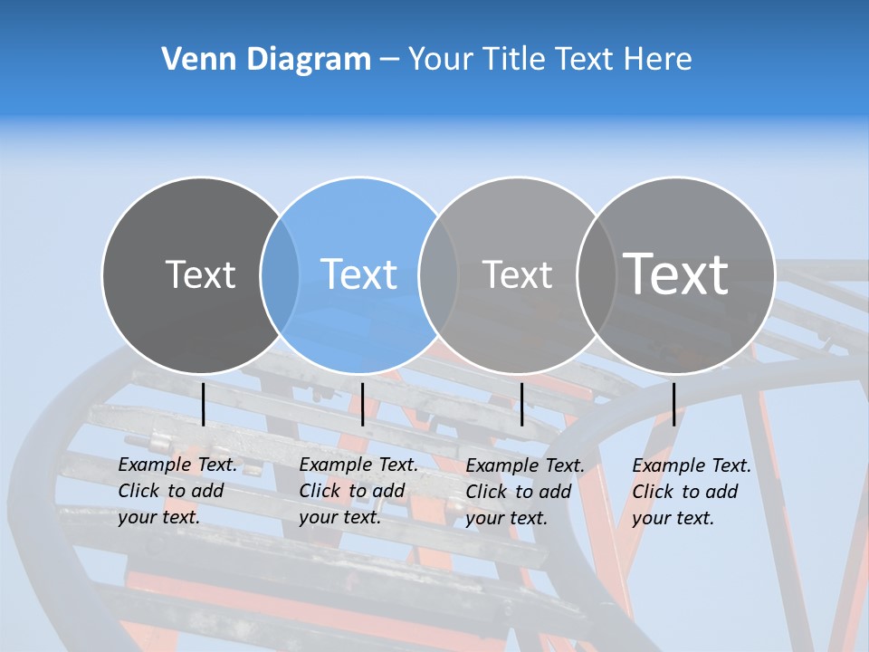 Roller Coaster Tracks PowerPoint Template