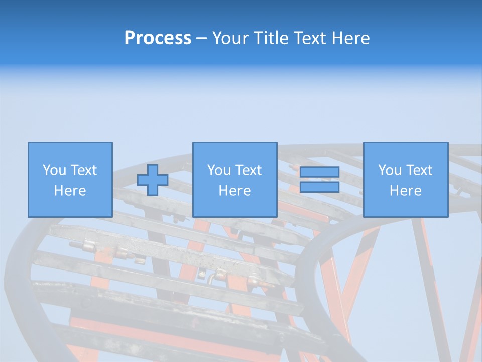 Roller Coaster Tracks PowerPoint Template