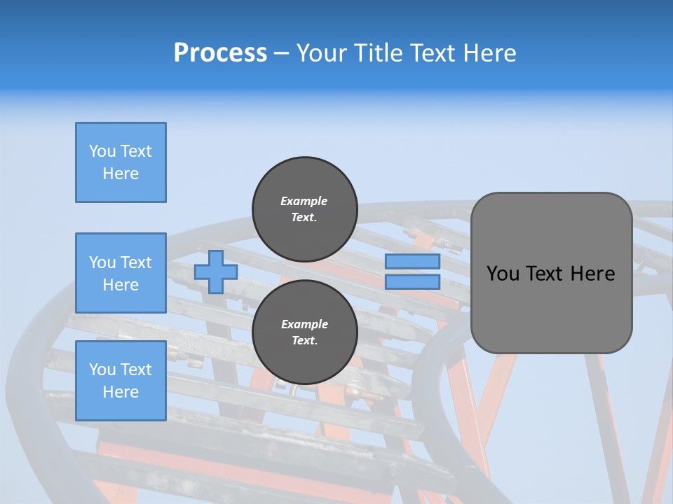 Roller Coaster Tracks PowerPoint Template