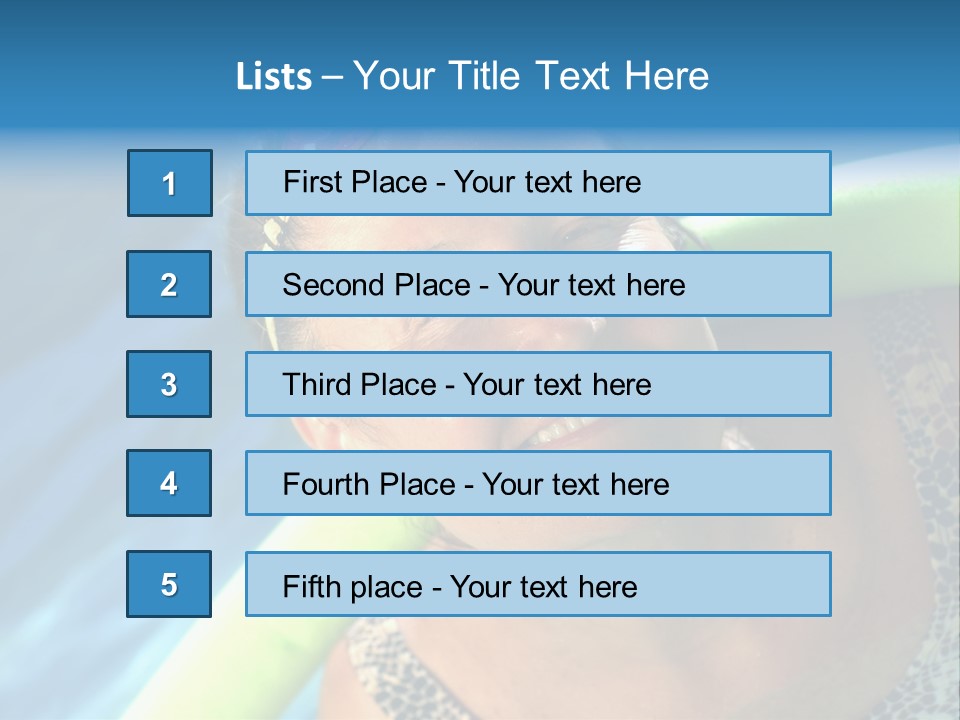 Active Senior Woman In The Pool, Doing Water Sports Exercises PowerPoint Template