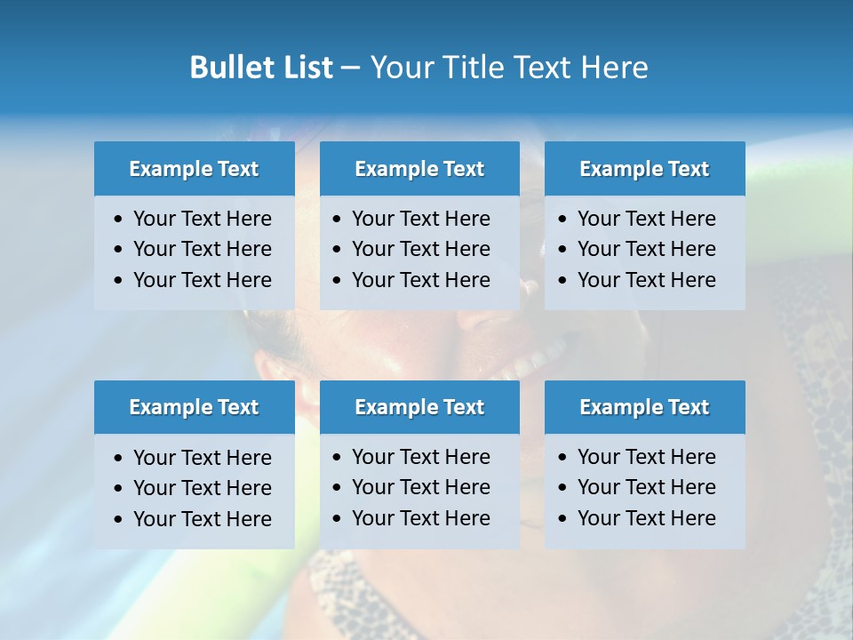 Active Senior Woman In The Pool, Doing Water Sports Exercises PowerPoint Template