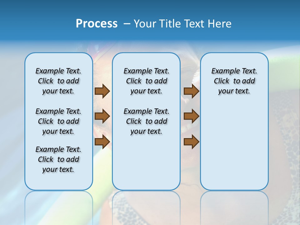 Active Senior Woman In The Pool, Doing Water Sports Exercises PowerPoint Template