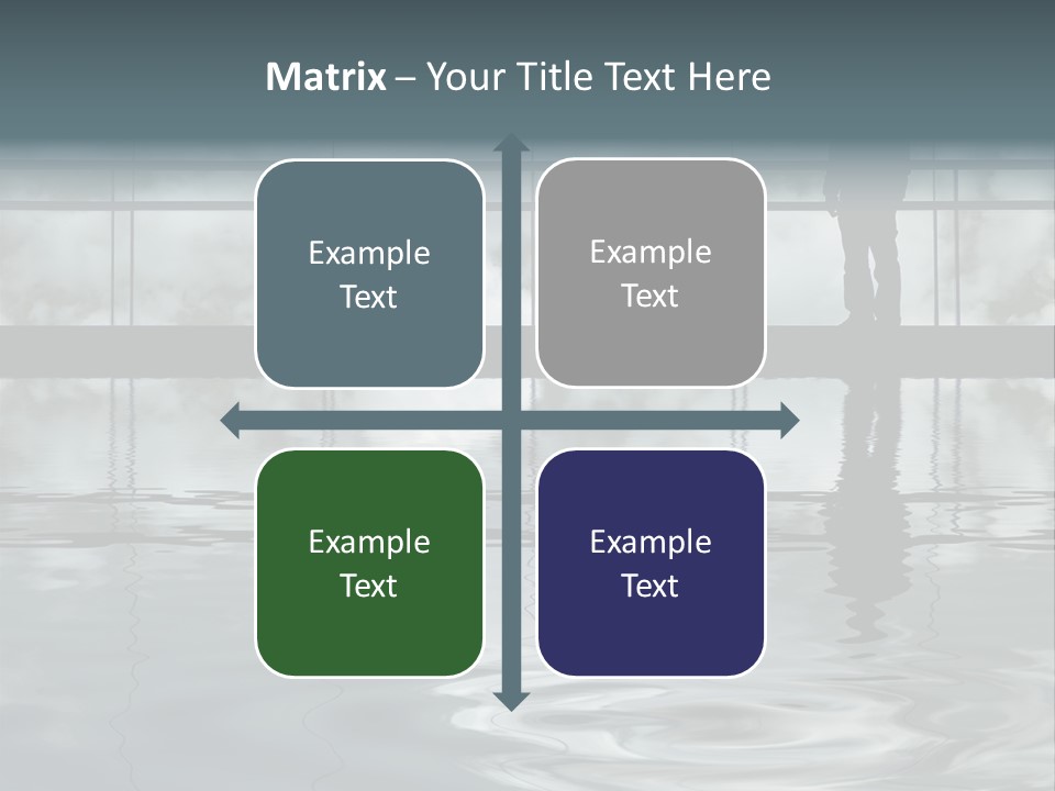 Viareggio's Sandy Beach, Tuscany PowerPoint Template