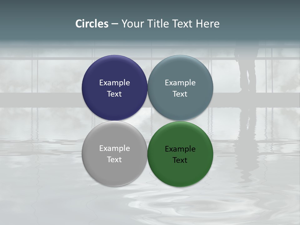 Viareggio's Sandy Beach, Tuscany PowerPoint Template