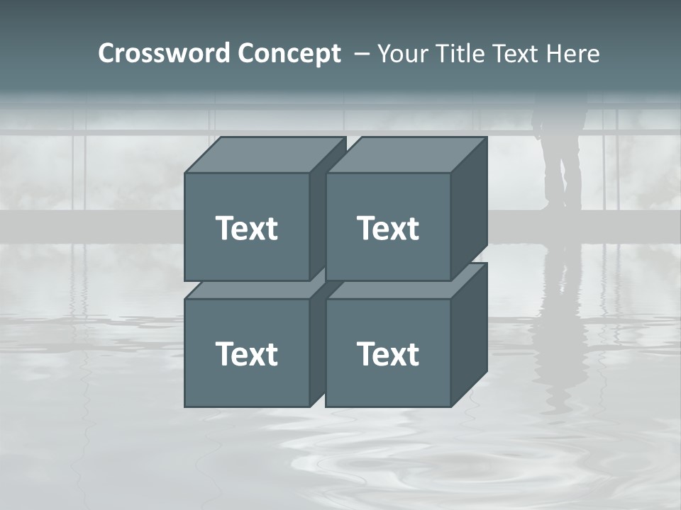 Viareggio's Sandy Beach, Tuscany PowerPoint Template