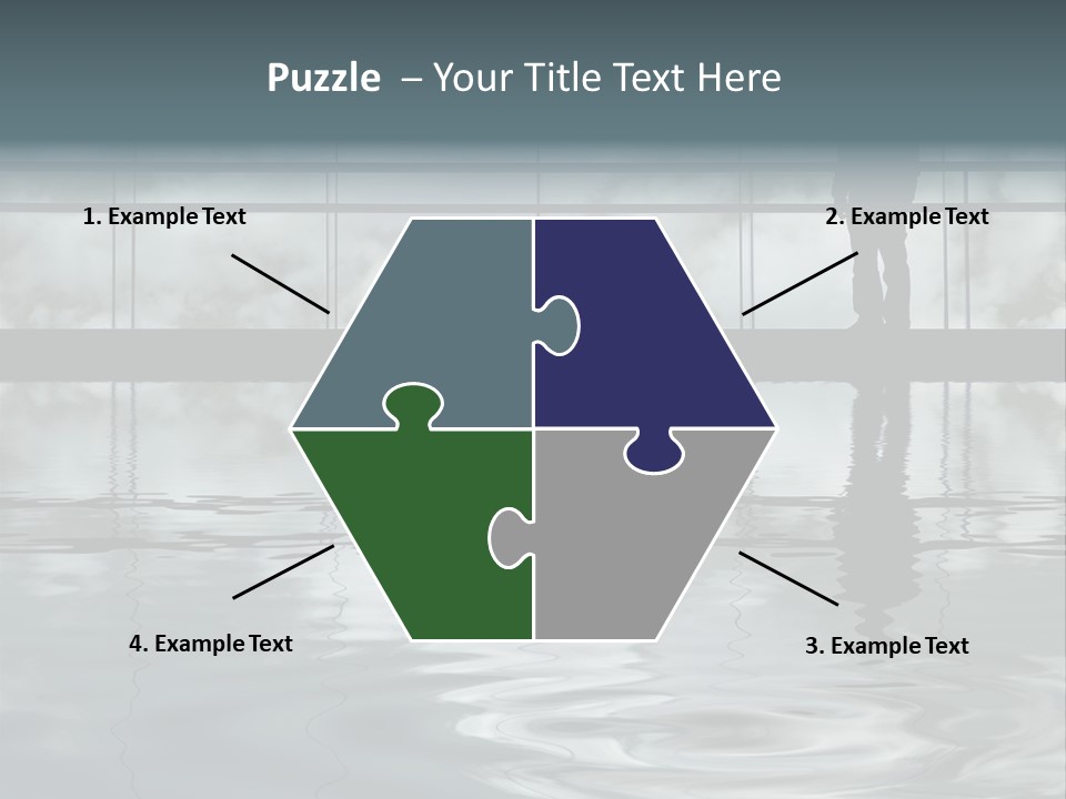 Viareggio's Sandy Beach, Tuscany PowerPoint Template