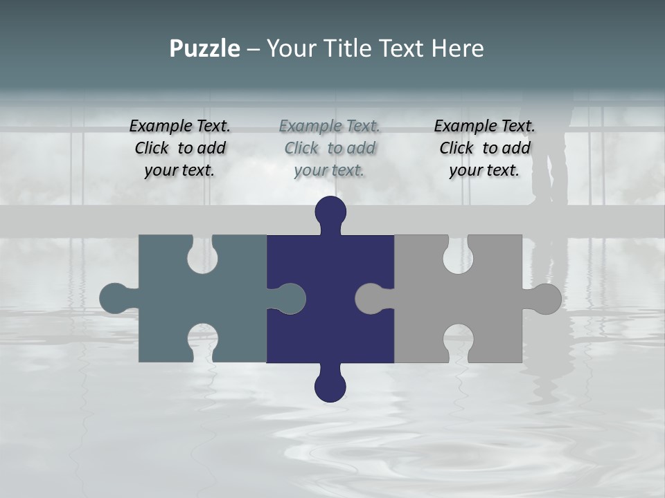 Viareggio's Sandy Beach, Tuscany PowerPoint Template