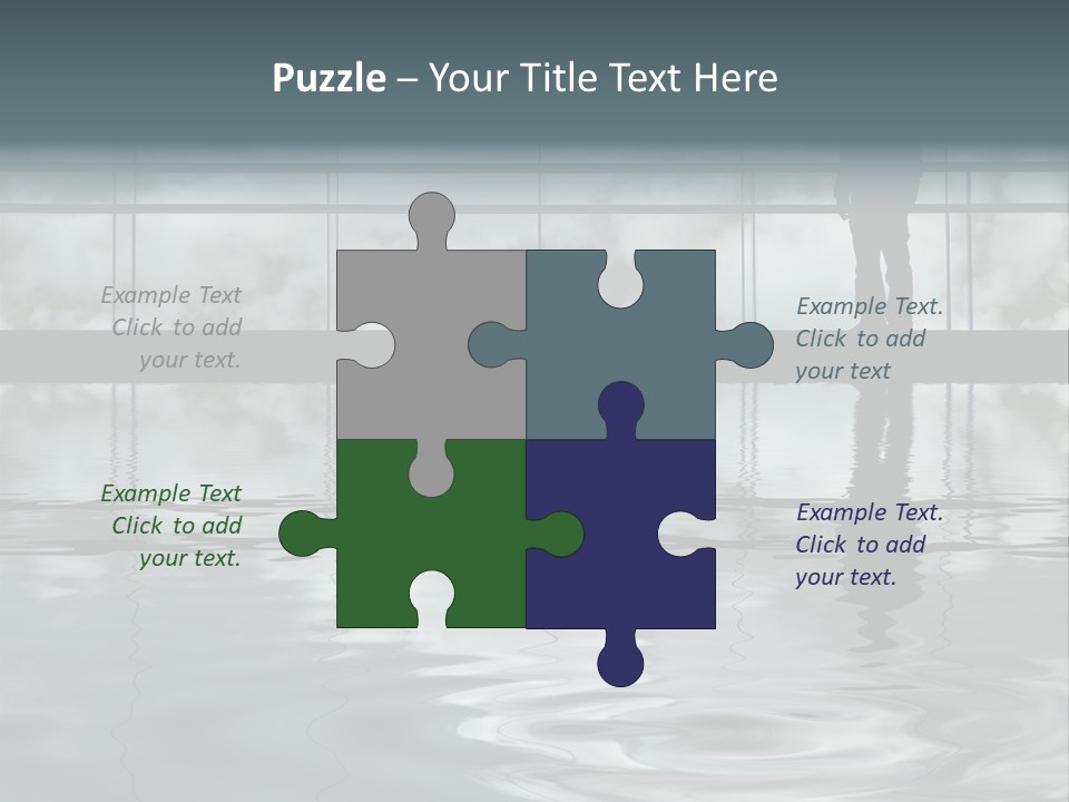 Viareggio's Sandy Beach, Tuscany PowerPoint Template