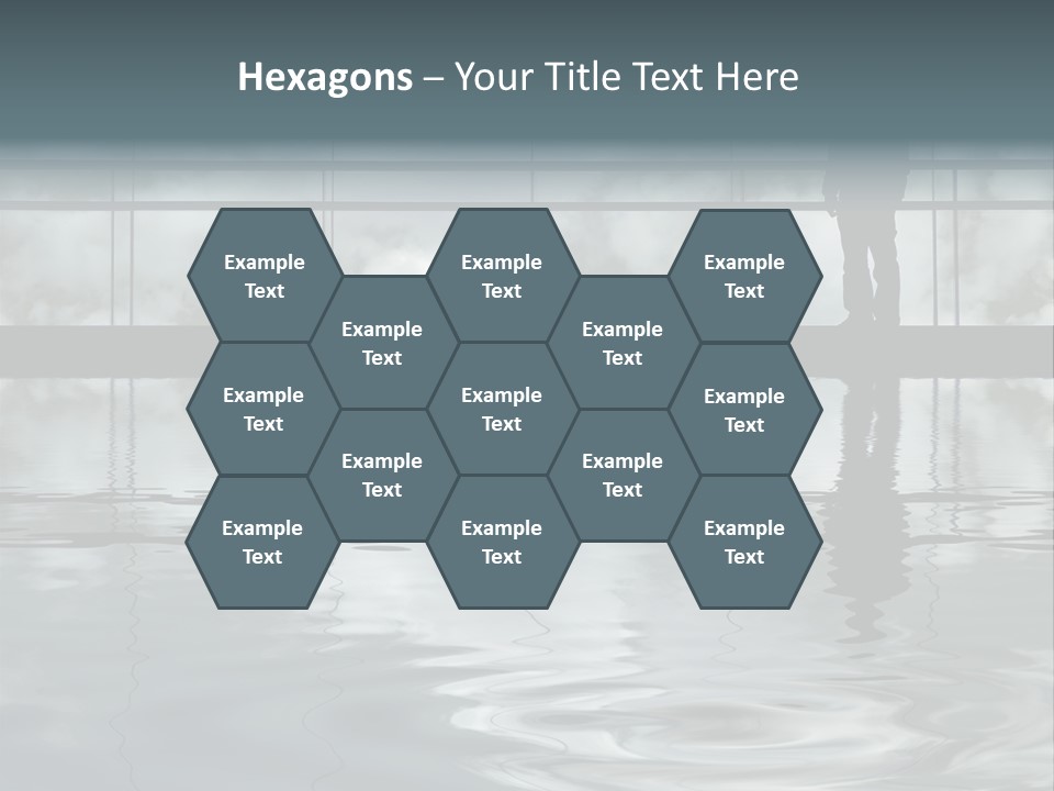 Viareggio's Sandy Beach, Tuscany PowerPoint Template