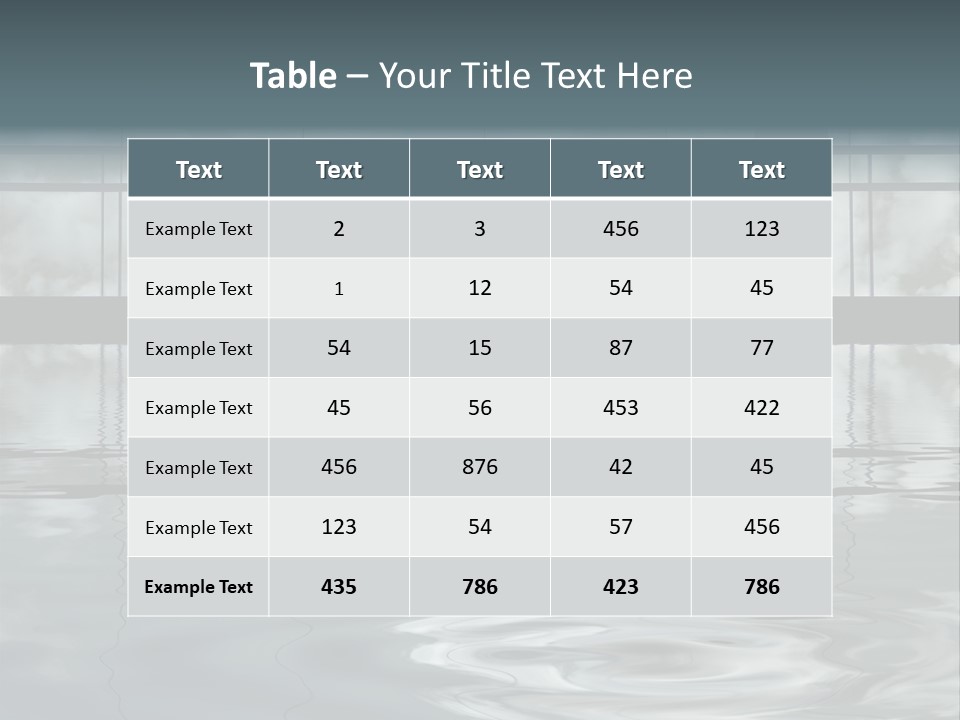 Viareggio's Sandy Beach, Tuscany PowerPoint Template