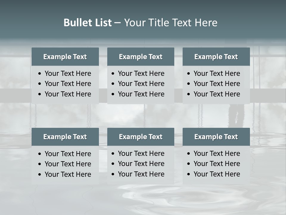 Viareggio's Sandy Beach, Tuscany PowerPoint Template