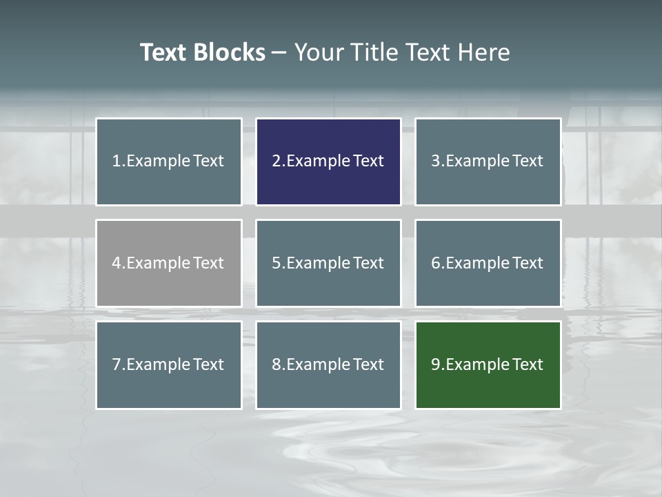 Viareggio's Sandy Beach, Tuscany PowerPoint Template