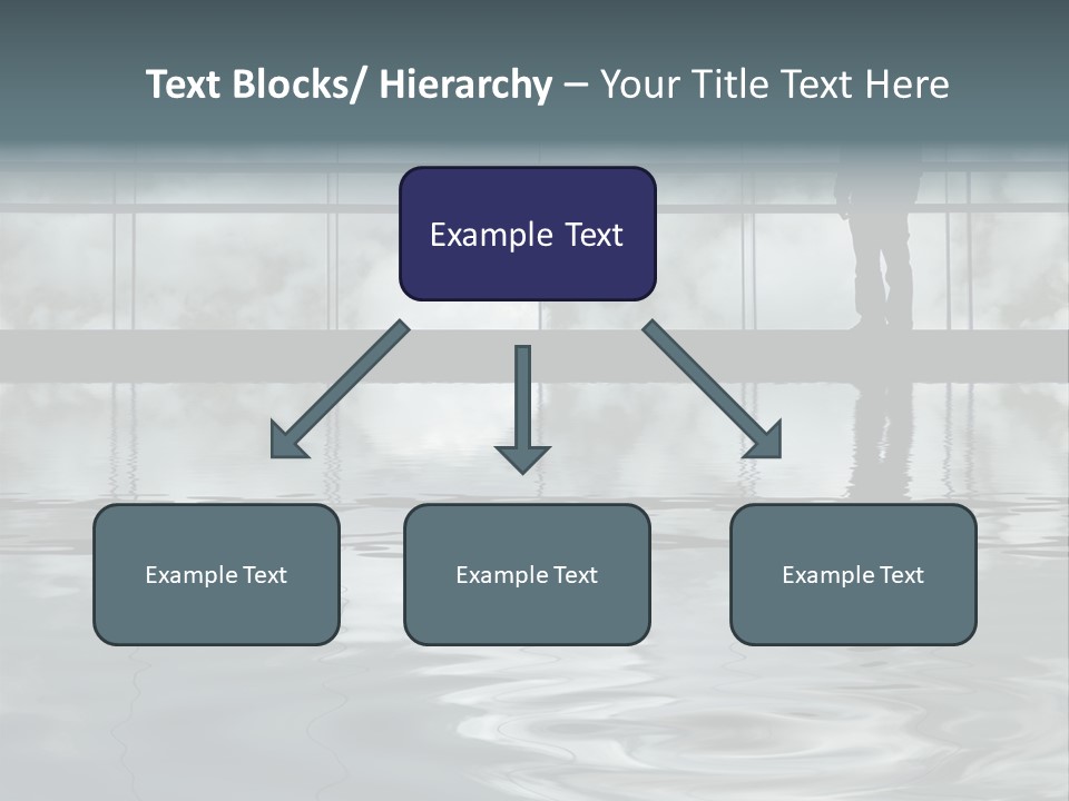 Viareggio's Sandy Beach, Tuscany PowerPoint Template