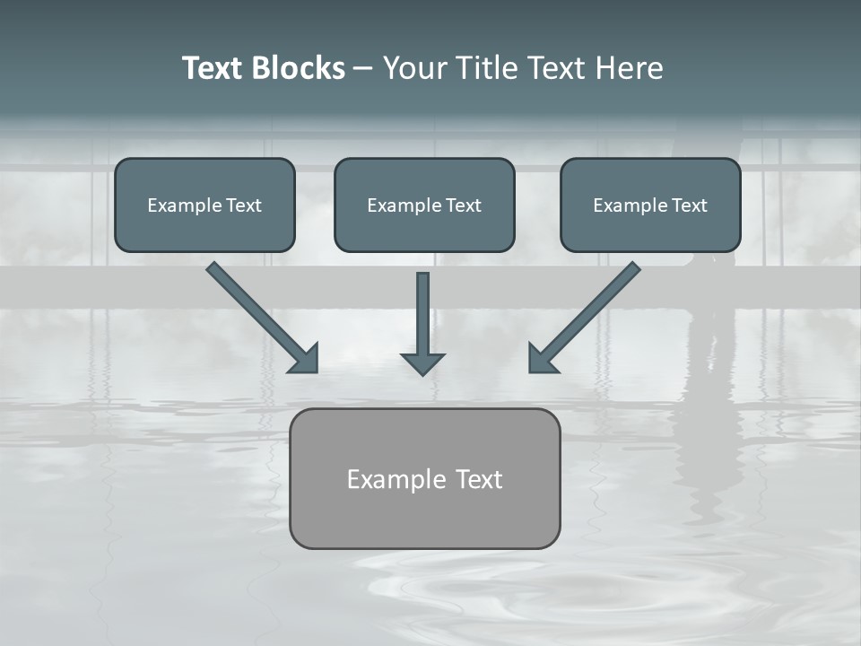 Viareggio's Sandy Beach, Tuscany PowerPoint Template