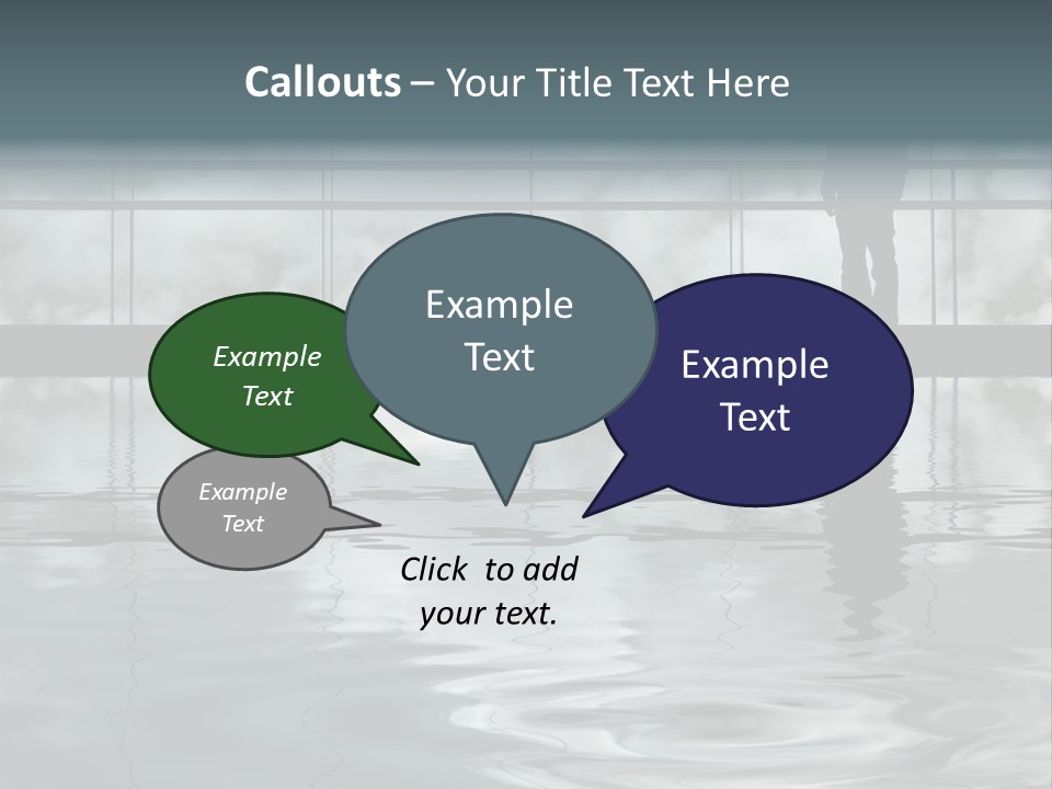 Viareggio's Sandy Beach, Tuscany PowerPoint Template