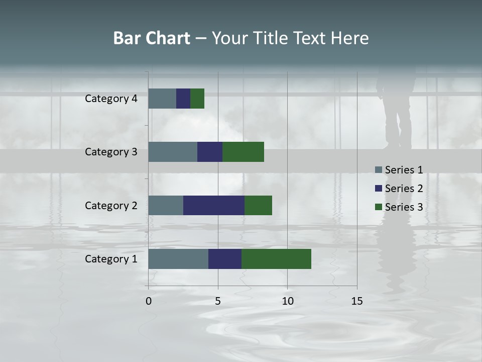 Viareggio's Sandy Beach, Tuscany PowerPoint Template