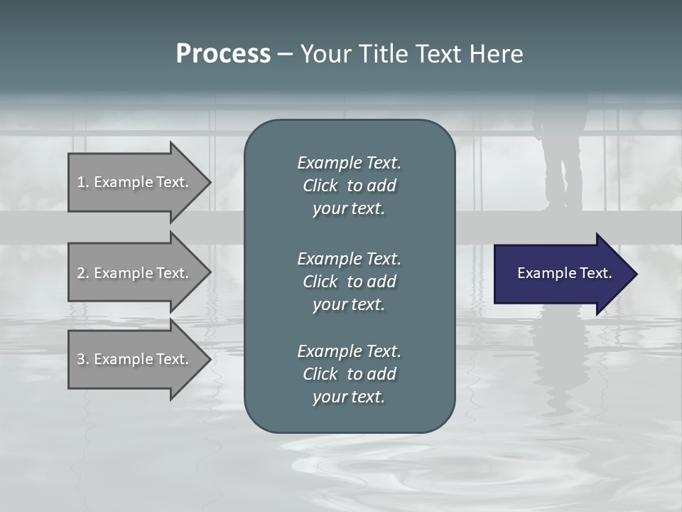 Viareggio's Sandy Beach, Tuscany PowerPoint Template