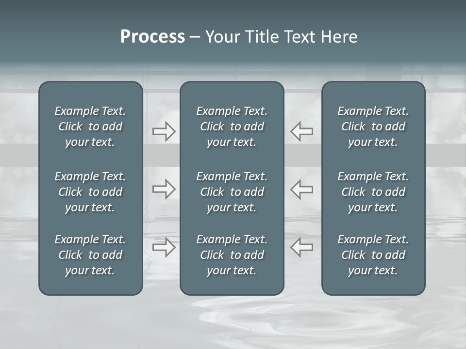 Viareggio's Sandy Beach, Tuscany PowerPoint Template