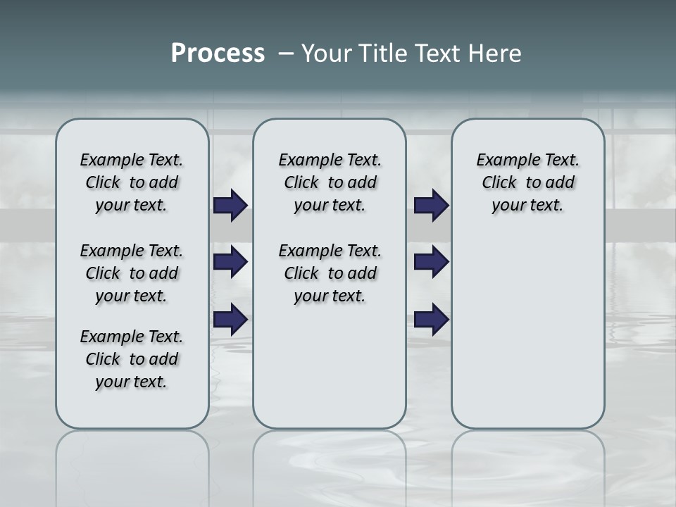 Viareggio's Sandy Beach, Tuscany PowerPoint Template