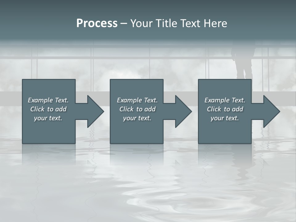 Viareggio's Sandy Beach, Tuscany PowerPoint Template