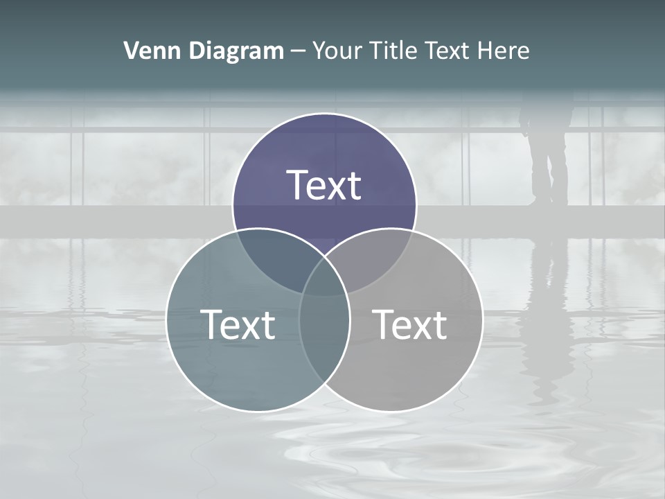 Viareggio's Sandy Beach, Tuscany PowerPoint Template