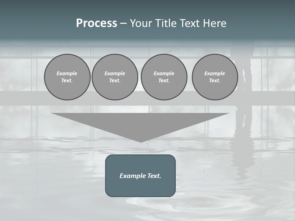 Viareggio's Sandy Beach, Tuscany PowerPoint Template