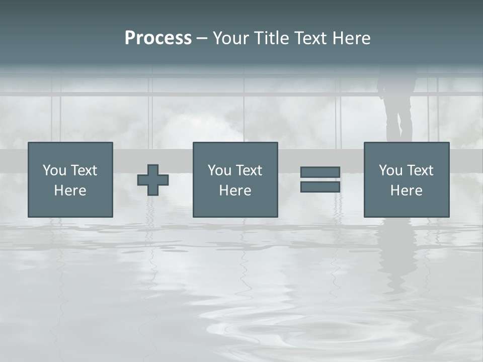 Viareggio's Sandy Beach, Tuscany PowerPoint Template