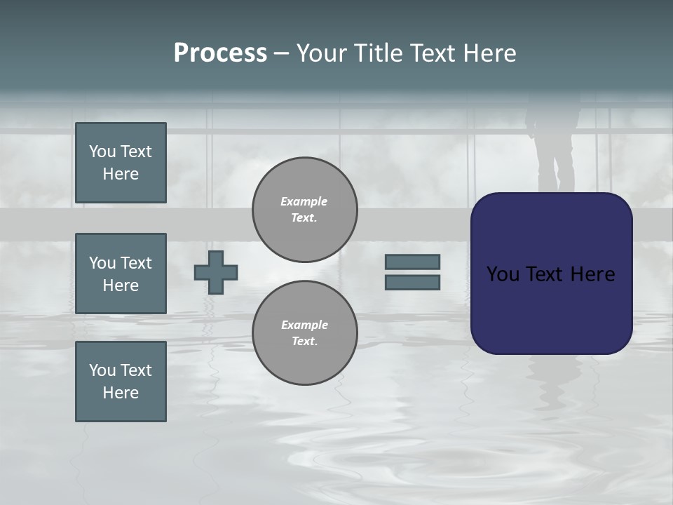 Viareggio's Sandy Beach, Tuscany PowerPoint Template