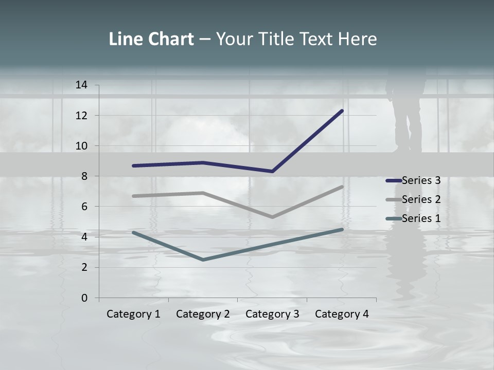 Viareggio's Sandy Beach, Tuscany PowerPoint Template
