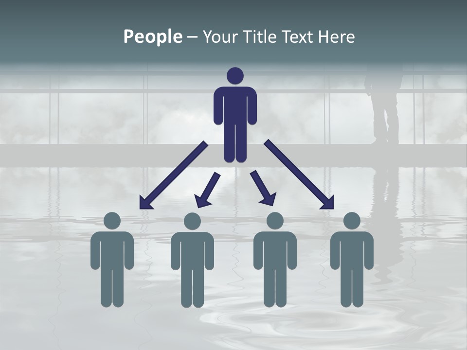 Viareggio's Sandy Beach, Tuscany PowerPoint Template