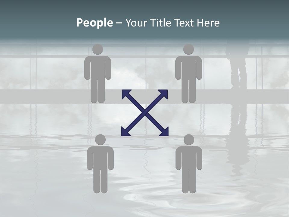 Viareggio's Sandy Beach, Tuscany PowerPoint Template