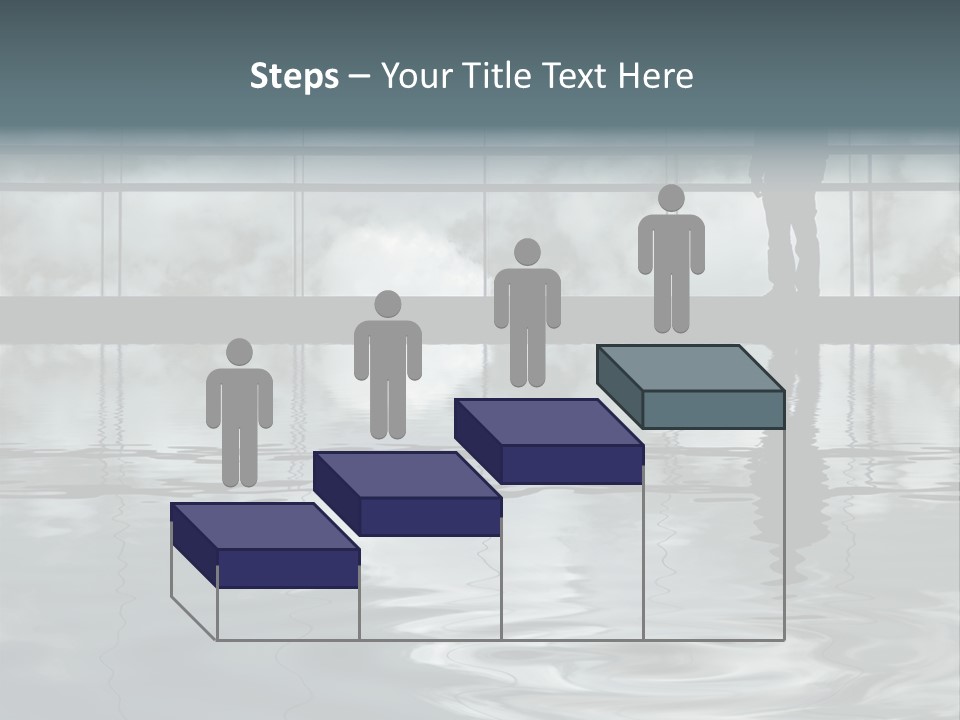 Viareggio's Sandy Beach, Tuscany PowerPoint Template