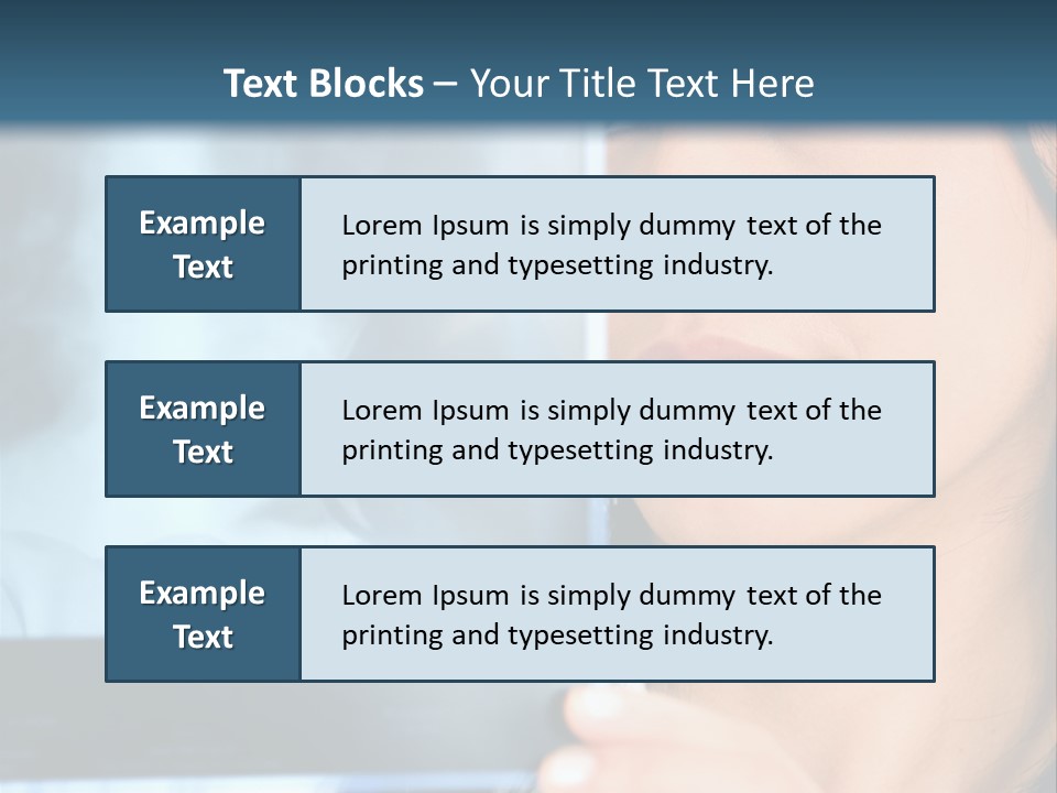 Female Doctor Looking At A Lungs Or Torso Xray PowerPoint Template