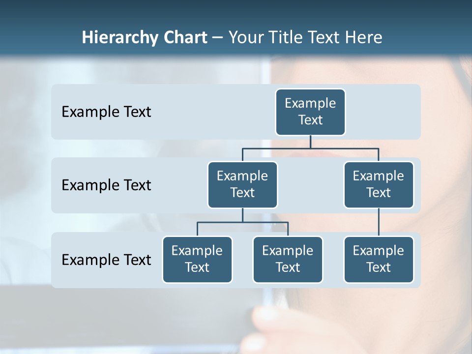 Female Doctor Looking At A Lungs Or Torso Xray PowerPoint Template