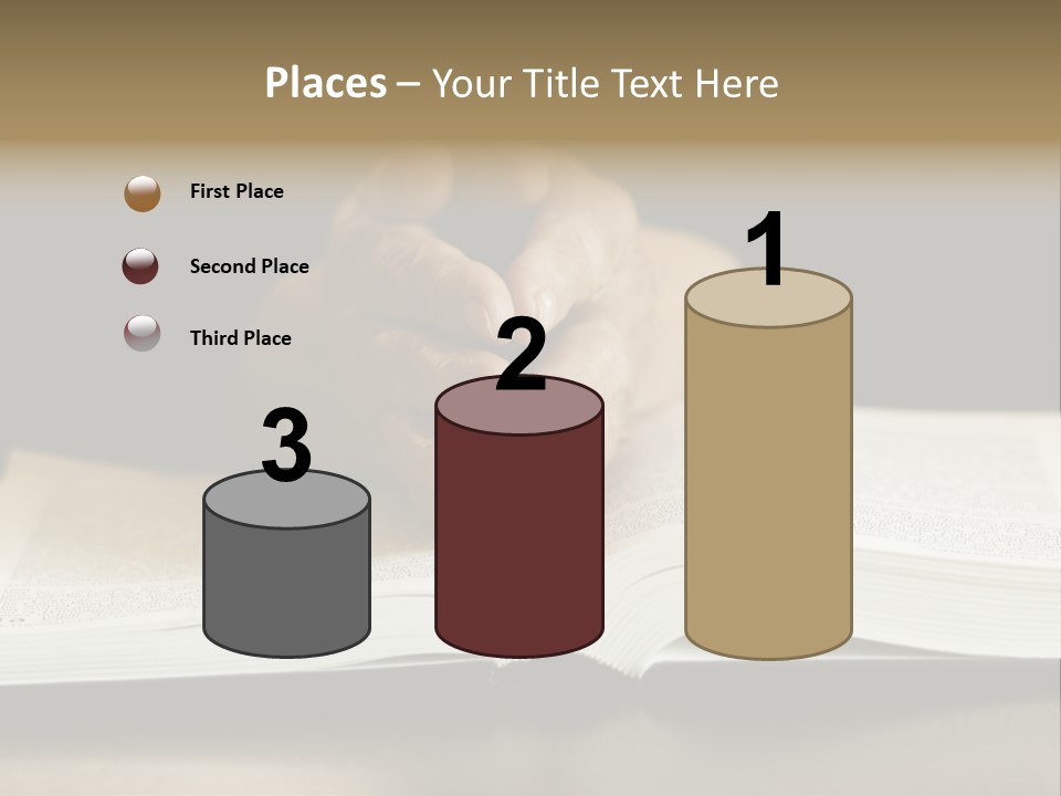Prayer (Special Toned Photo F/X, Focus Point On Hands (Selective)) PowerPoint Template