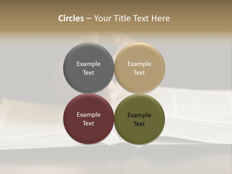 Prayer (Special Toned Photo F/X, Focus Point On Hands (Selective)) PowerPoint Template