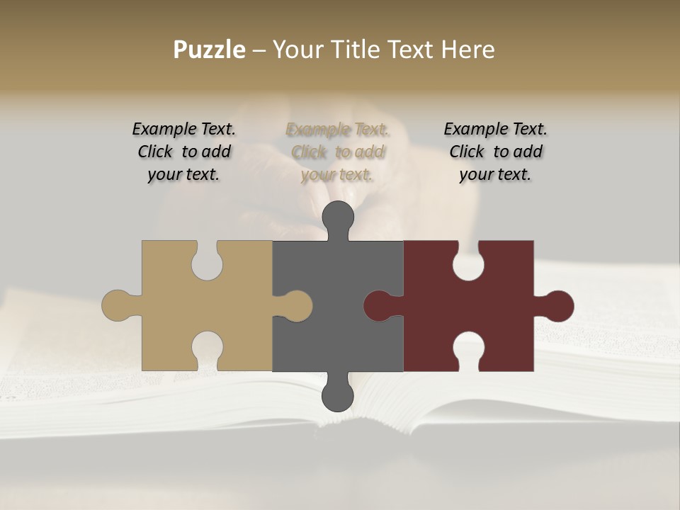 Prayer (Special Toned Photo F/X, Focus Point On Hands (Selective)) PowerPoint Template