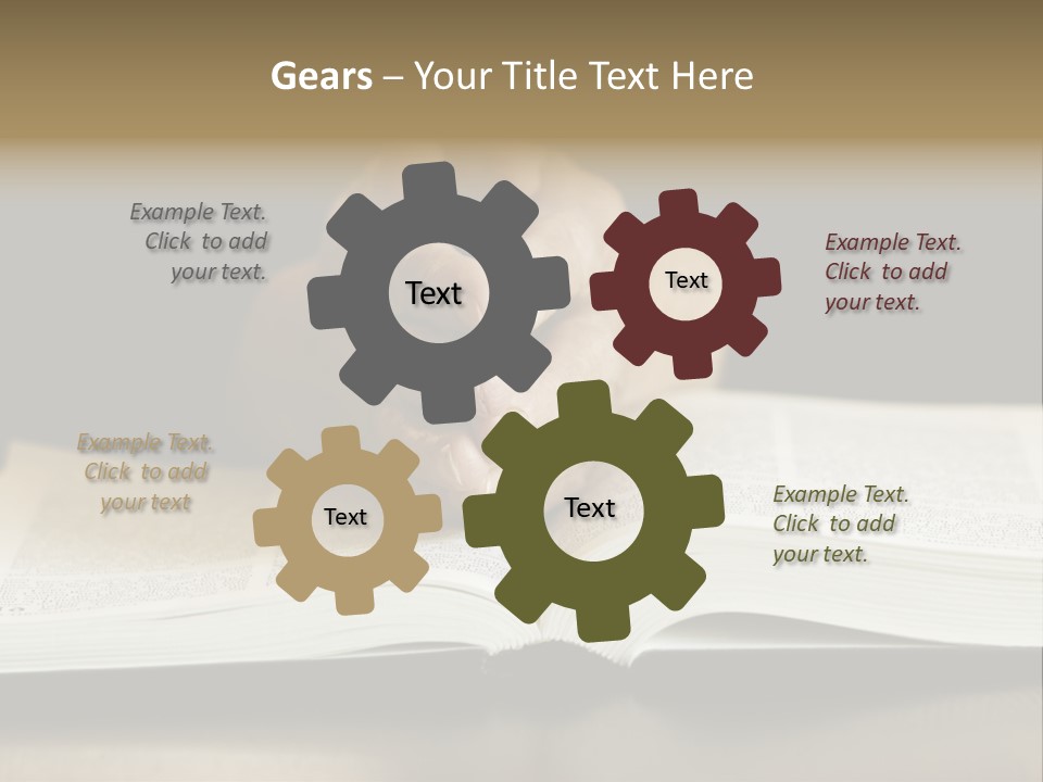 Prayer (Special Toned Photo F/X, Focus Point On Hands (Selective)) PowerPoint Template