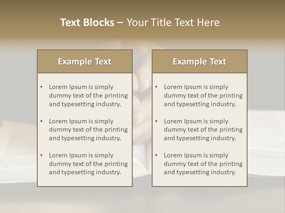 Prayer (Special Toned Photo F/X, Focus Point On Hands (Selective)) PowerPoint Template