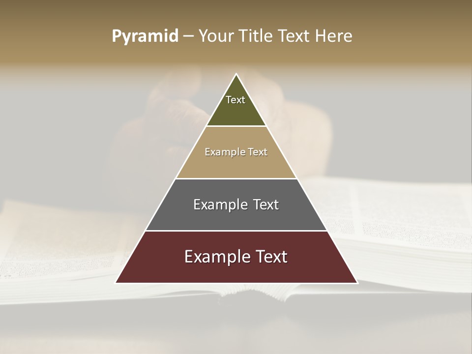 Prayer (Special Toned Photo F/X, Focus Point On Hands (Selective)) PowerPoint Template