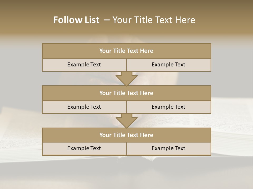 Prayer (Special Toned Photo F/X, Focus Point On Hands (Selective)) PowerPoint Template