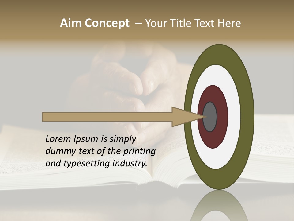 Prayer (Special Toned Photo F/X, Focus Point On Hands (Selective)) PowerPoint Template