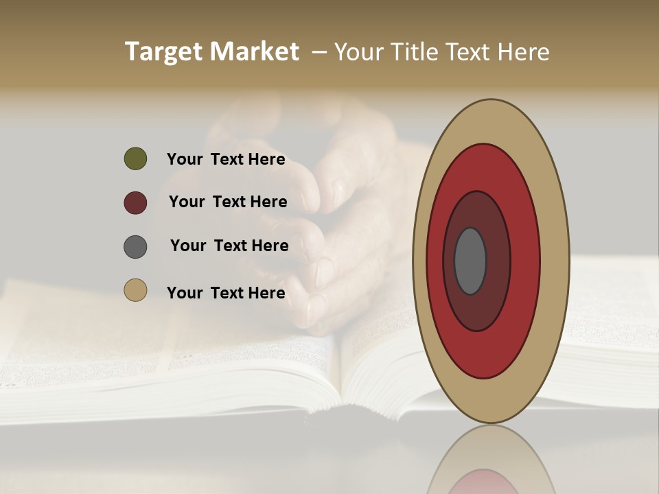 Prayer (Special Toned Photo F/X, Focus Point On Hands (Selective)) PowerPoint Template