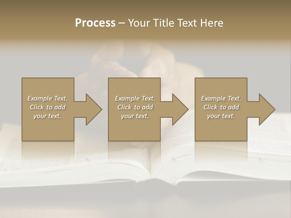 Prayer (Special Toned Photo F/X, Focus Point On Hands (Selective)) PowerPoint Template