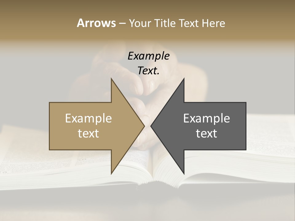 Prayer (Special Toned Photo F/X, Focus Point On Hands (Selective)) PowerPoint Template