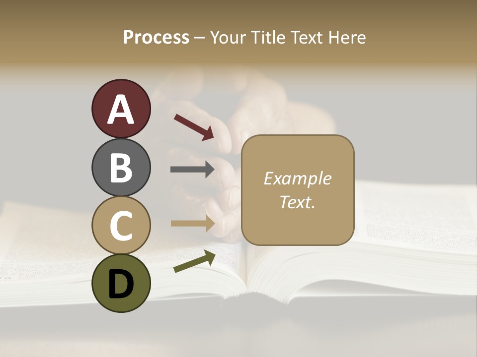 Prayer (Special Toned Photo F/X, Focus Point On Hands (Selective)) PowerPoint Template