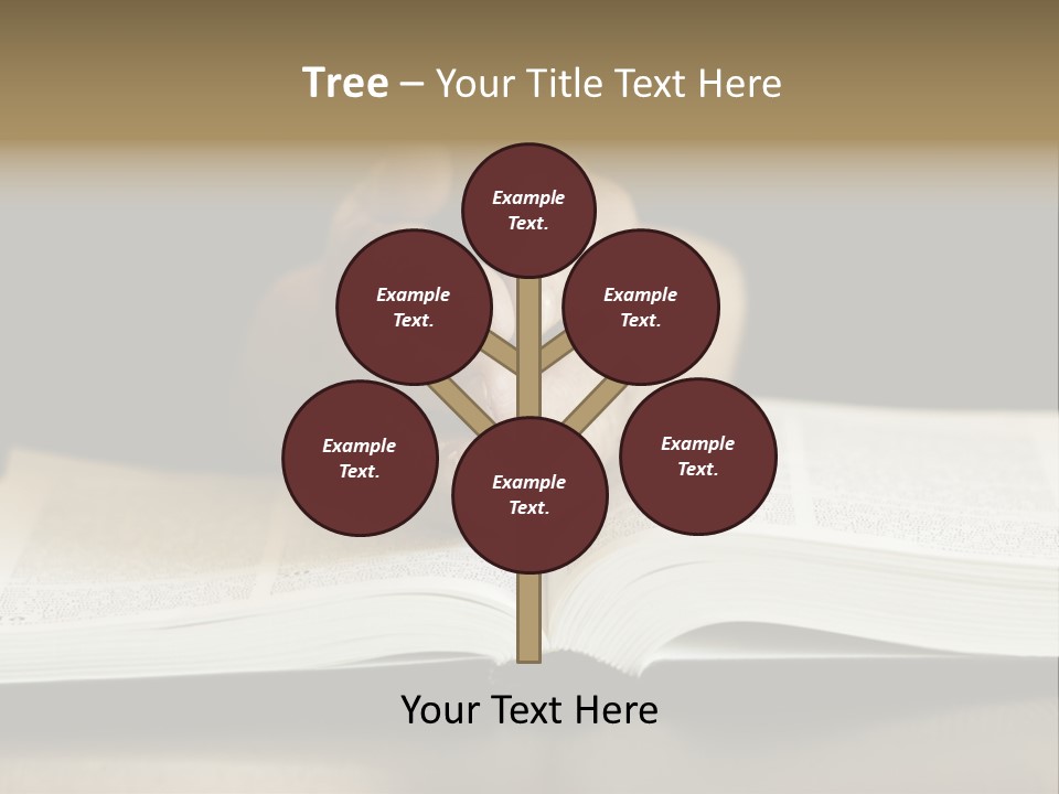 Prayer (Special Toned Photo F/X, Focus Point On Hands (Selective)) PowerPoint Template