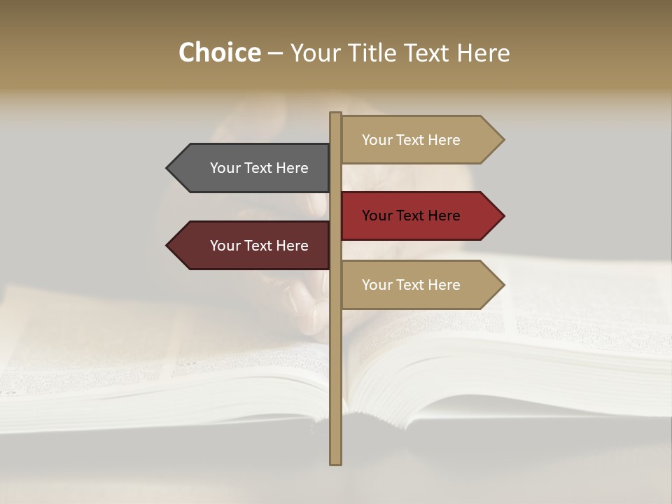 Prayer (Special Toned Photo F/X, Focus Point On Hands (Selective)) PowerPoint Template