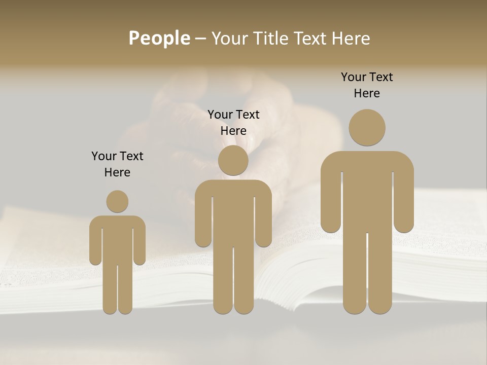 Prayer (Special Toned Photo F/X, Focus Point On Hands (Selective)) PowerPoint Template